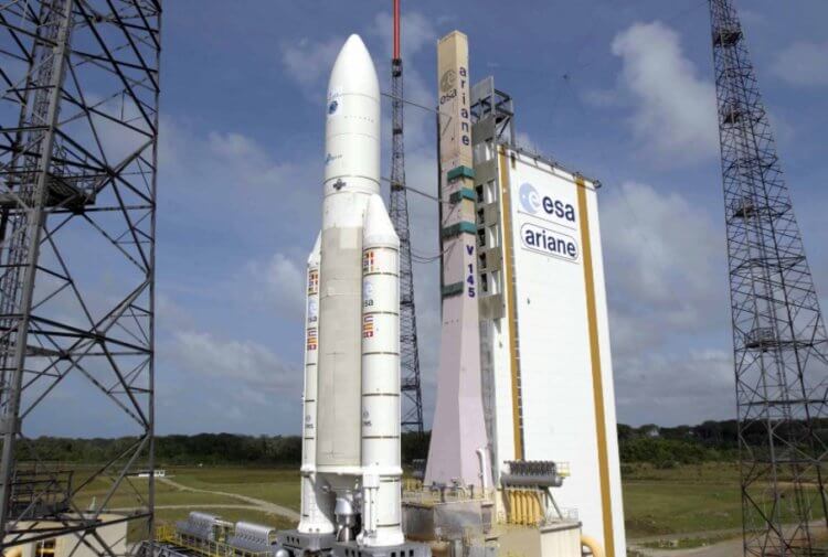 Готовность телескопа «Джеймс Уэбб». Ракета-носитель Ariane 5. Фото.