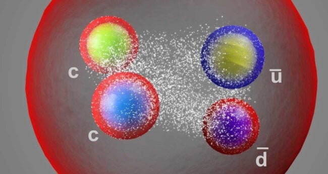 Физики открыли новую элементарную частицу – тетракварк. Фото.