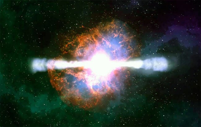Над галактикой Млечный Путь ученые обнаружили необычный объект. Фото.