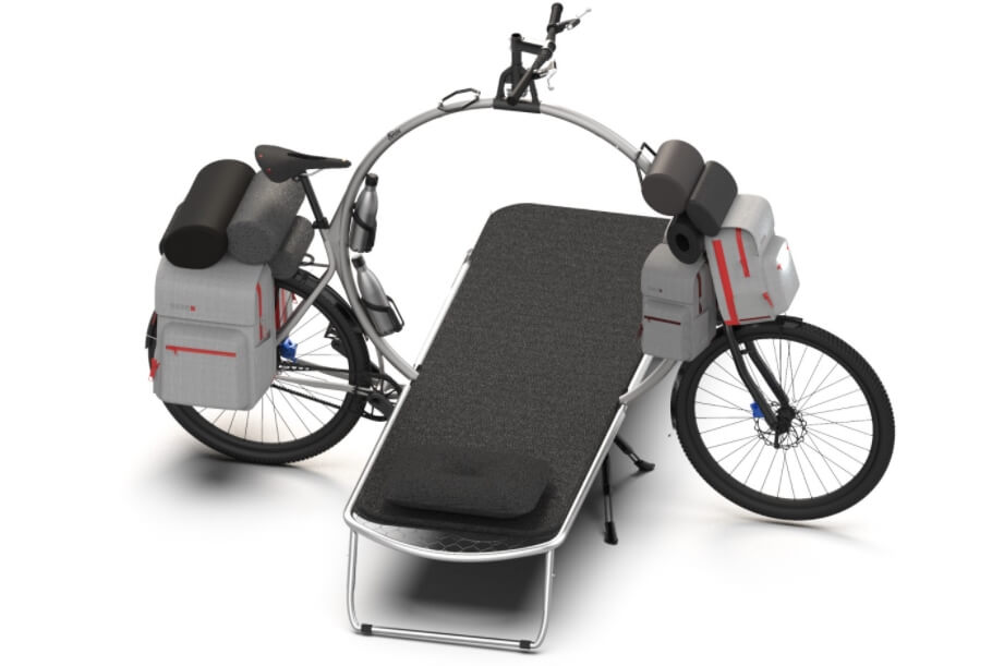 Разобранный велосипед Cercle. Фото.