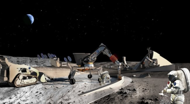 Rolls-Royce разрабатывает ядерный реактор для добычи полезных ископаемых на Луне. Фото.