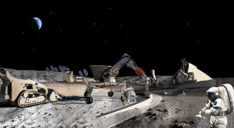 Rolls-Royce разрабатывает ядерный реактор для добычи полезных ископаемых на Луне. В будущем люди будут добывать полезные ископаемые на Луне. С каждым годом в это верится все больше. Фото.