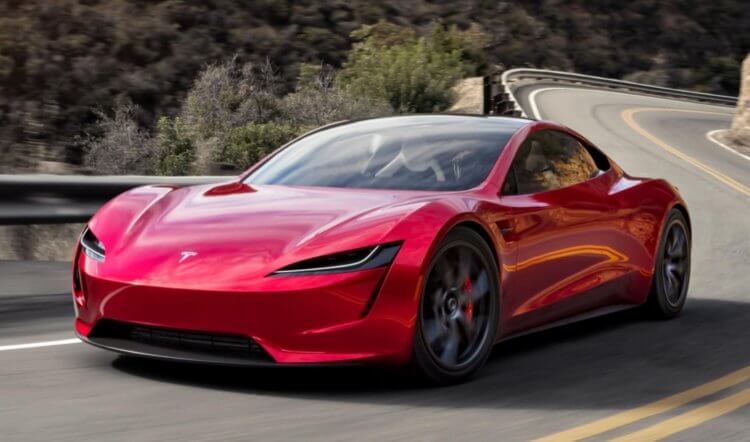 Илон Маск перенес продажи самого быстрого Tesla Roadster на 2023 год. Tesla Roadster позиционируется как самый быстрый в линейке компании. Фото.