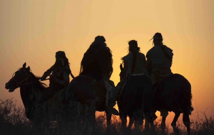 Когда появились первые ездовые лошади. Приручение лошадей позволило людям путешествовать на дальние расстояния. Фото.