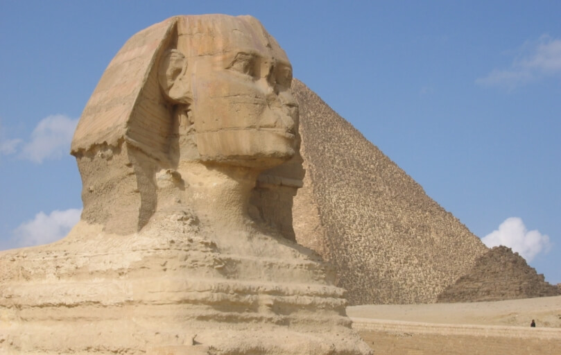 Большой сфинкс в Египте. Фото.