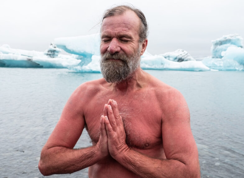 Вим Хоф — человек, который не боится холода. Фото.