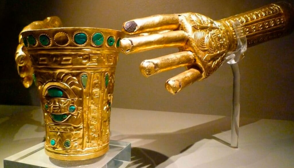 Один из артефактов сиканской культуры. Фото.