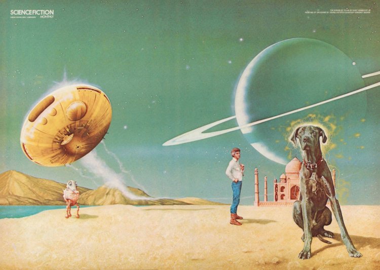 Препятствия на пути к Меркурию. Обложка романа Воннегута «Сирены Титана», впервые опубликован в 1959 году. Фото.