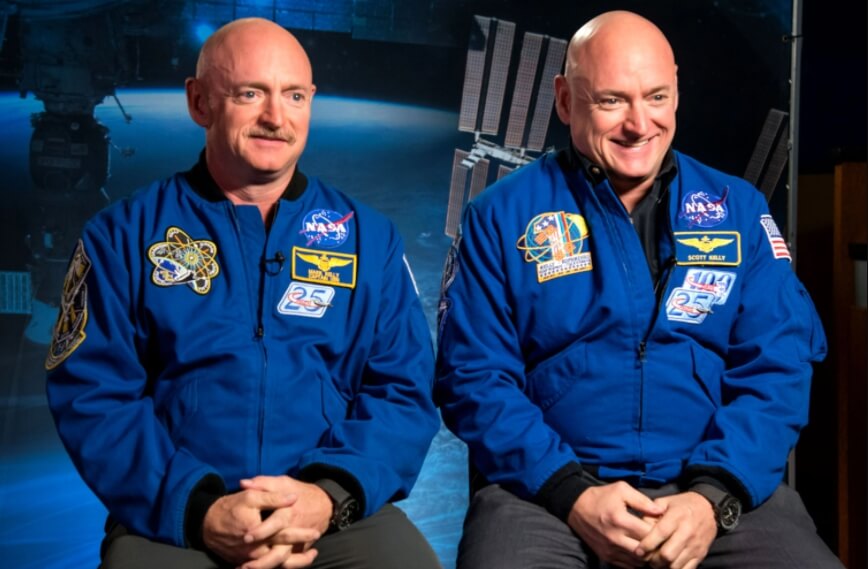 Братья Скотт и Марк Келли. Фото.