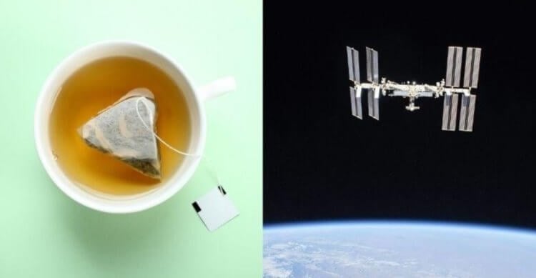 Как пакетик чая помог астронавтам сэкономить 150 миллиардов долларов? Несколько лет назад разорванный пакетик помог спасти МКС. Фото.