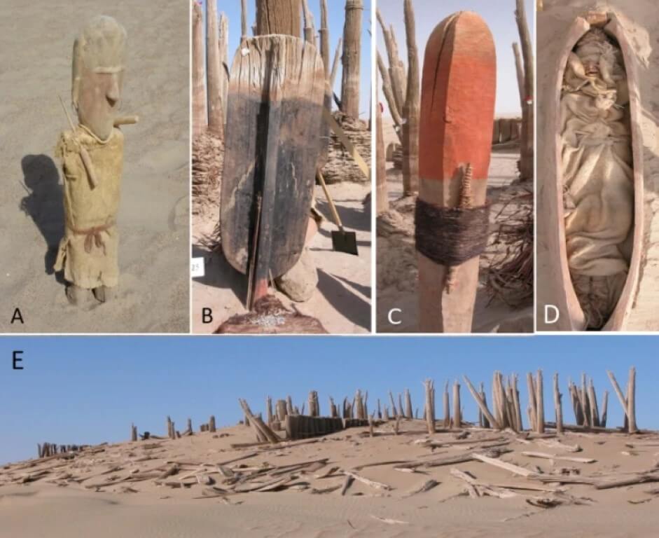 Загадочные мумии в Китае. Артефакты, найденные рядом с мумиями. Фото.