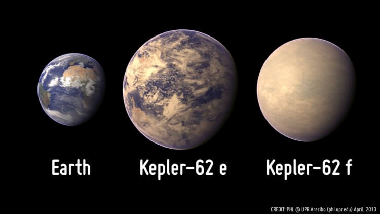 Ученым известно немало землеподобных планет, одна из них – Kepler62