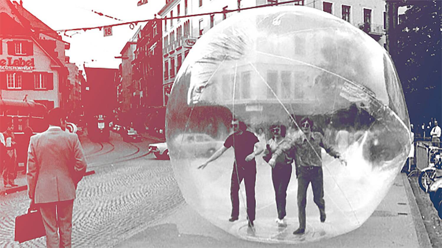 Ходить в пузырях, ы целом, не такая уж и плохая идея. Фото.