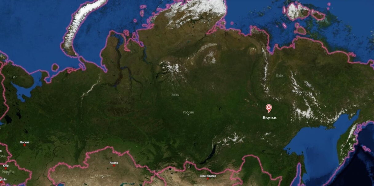 В России наблюдать за лунным затмением проще всего будет жителям Якутии. Фото.