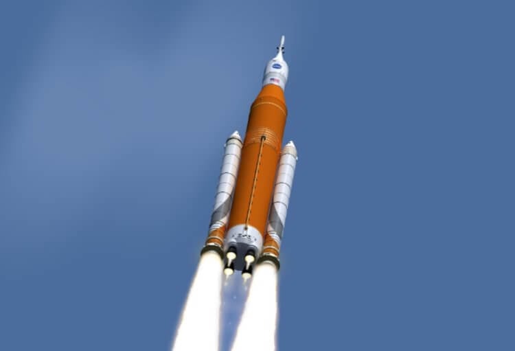 Причины откладывания программы «Артемида». Ракета-носитель Space Launch System. Фото.