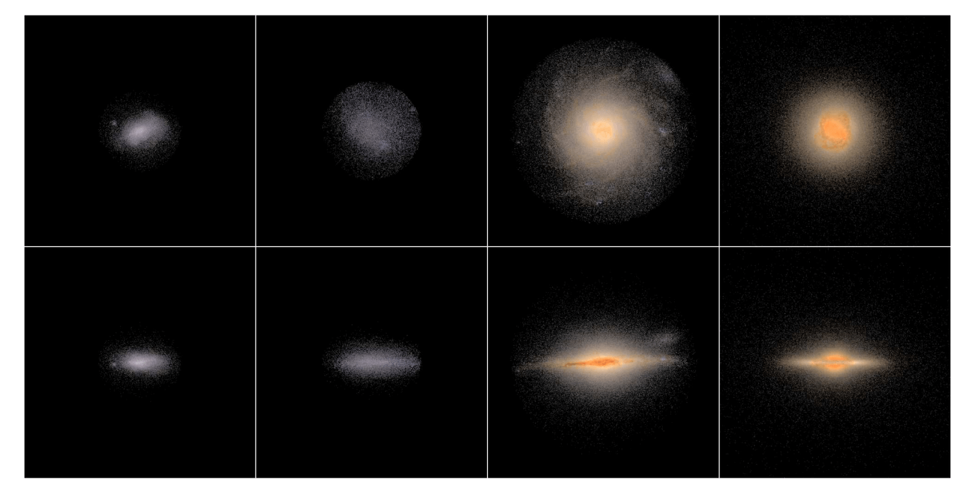 Как формируется темная материя? В разных галактиках темная материя распределяется по-разному. Фото.