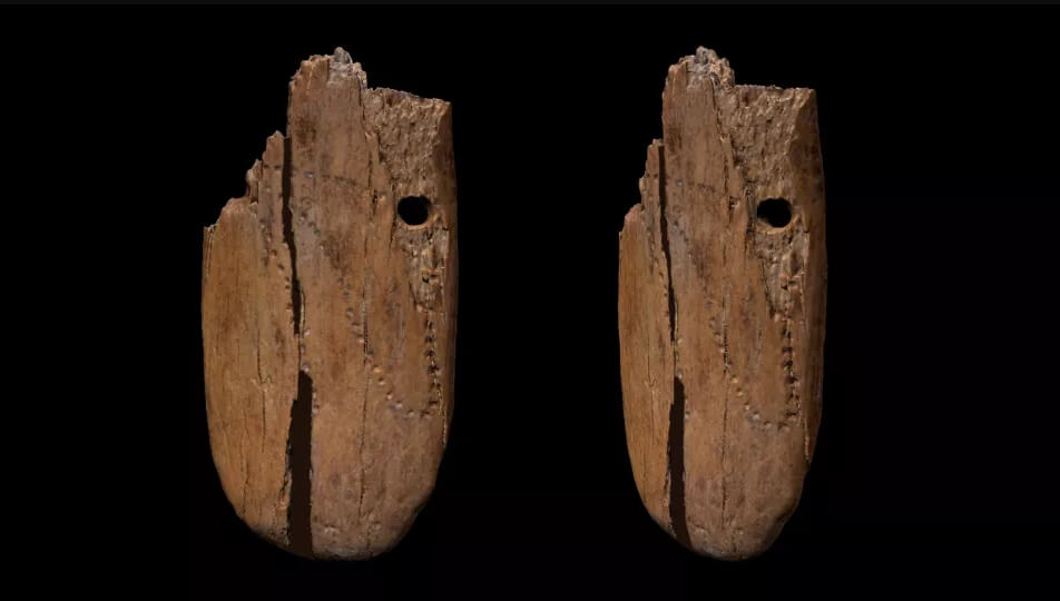 EuqbbzuFv <p>Археологи обнаружили в польской пещере Стайня древнее ювелирное украшение - кулон, выполненный из бивня мамонта. Как показал радиоуглеродный анализ, возраст находки составляет более 41,5 тыс. лет. Это самое древнее украшение из всех обнаруженных ранее в Евразии. Оно относится ко временам, когда Землю населяли наши предки кроманьонцы (период от 40 до 10 тысяч лет назад), то есть было сделано задолго до того, как древние люди освоили сельское хозяйство и научились рыбачить. Украшение было обнаружено еще в 2010 году, однако результаты его исследования были опубликованы только сейчас. Украшение является отличным свидетельством культуры людей, живших на территории современной Польши во времена позднего палеолита. Кроме того, оно говорит о том, что у людей в то время уже были орудия труда, они отлично умели с ним обращались. Ведь толщина подвески составляет всего 3,7 мм. Более того, на ней имеются отверстия и даже высеченные узоры.