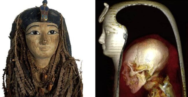 Что ученые узнали о мумии фараона, проведя его через томограф? Фото.