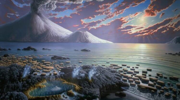 Как возникла жизнь на Земле? Большие горы образовались благодаря древнему планктону. Фото.