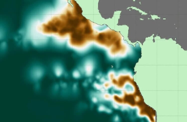 Создана карта «мертвых зон» Тихого океана, где почти нет кислорода