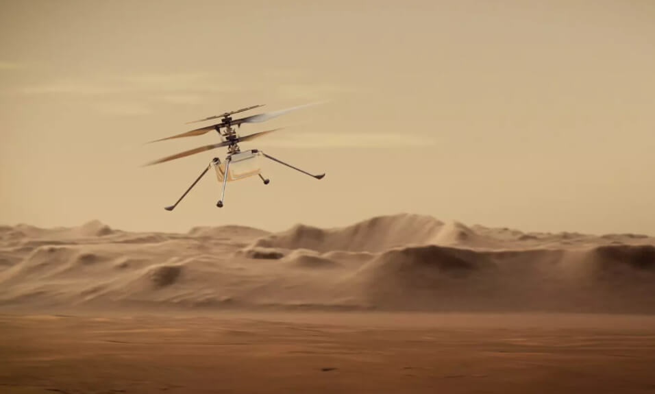 ingenuity 2021 image one <p>В начале 2021 года на поверхность Марса был успешно высажен исследовательский аппарат Perseverance. Вместе с ним на планету прибыл и вертолет Ingenuity, который приятно удивил как ученых, так и любителей космоса. Изначально планировалось, что он совершит пять полетов на протяжении 30 марсианских дней и разобьется. В общем, авторы проекта просто хотели выяснить, могут ли вертолеты работать в марсианской атмосфере. Но Ingenuity смог не только взлететь, но и пережить смену времен года и помочь марсоходу Perseverance с изучением планеты. За полгода работы вертолет поставил несколько рекордов и на данный момент аэрокосмическое агентство NASA возлагает на него еще больше надежд. Безо всяких преувеличений, это удивительный летательный аппарат, который точно войдет в историю. Поэтому давайте вспомним, какие подвиги совершил вертолет Ingenuity в 2021 году?