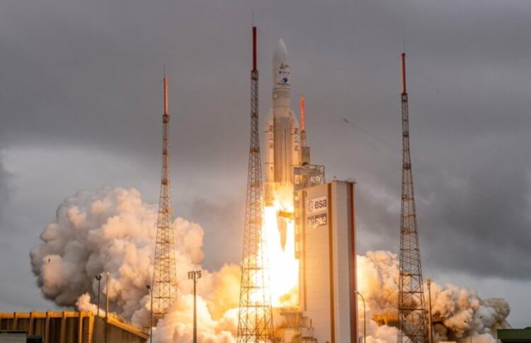 Срок службы телескопа «Джеймс Уэбб». Ракета-носитель Ariane 5 хорошо справилась с поставленной перед ней задачей. Фото.