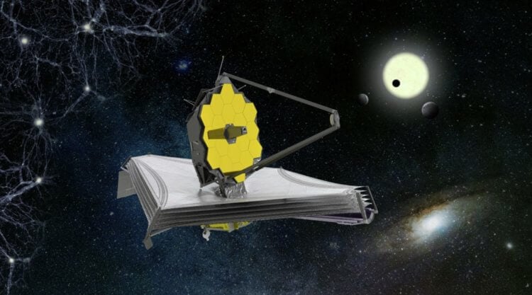 Чем займется телескоп Джеймса Уэбба? Телескоп Джеймса Уэбба раскроет множество загадок космоса. Фото.