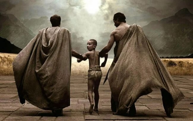 Сбрасывание слабых детей с обрыва в Древней Греции — это просто миф. Фото.