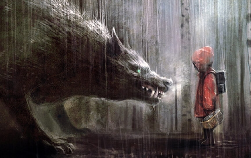 На самом деле, оригиналы некоторых сказок имеют жуткую концовку. Фото.