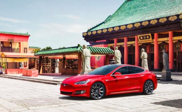 Критика в сторону SpaceX и Tesla. Автомобили Tesla пользуются в Китае большой популярностью. Фото.