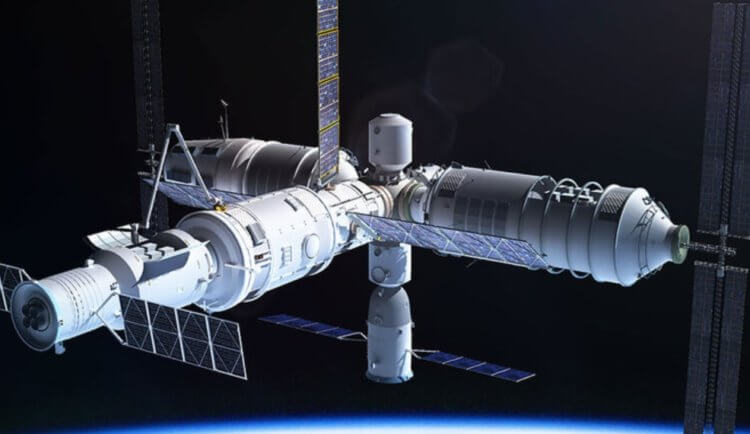 Китай обвинил США в «не безопасном» поведении в космосе. Китайская космическая станция «Тяньгун». Фото.