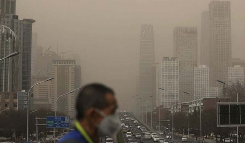 Попытки избежать глобального потепления. Карантин слегка помог улучшить ситуацию с загрязнением воздуха, но сегодня ситуация возобновилась. Фото.