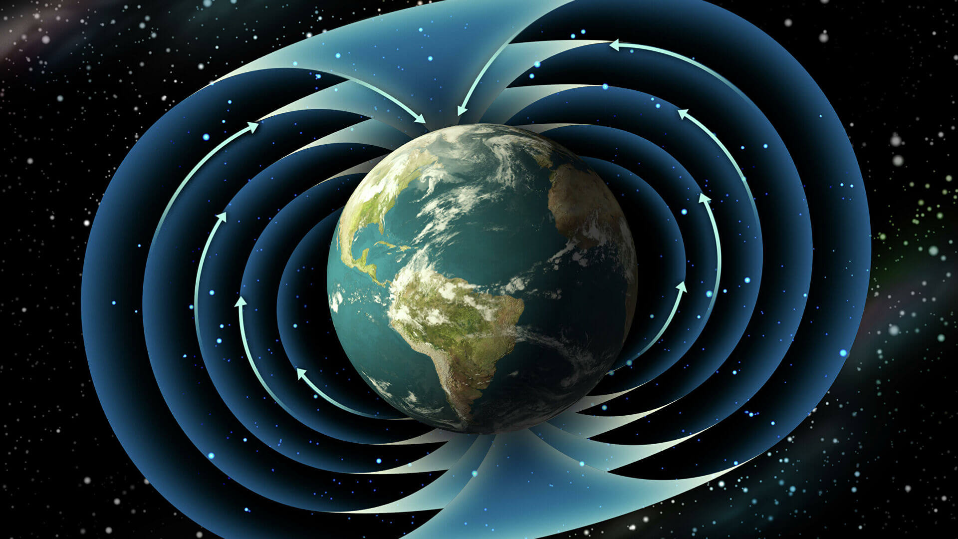 Магнитное поле Земли стало ослабевать. Фото.