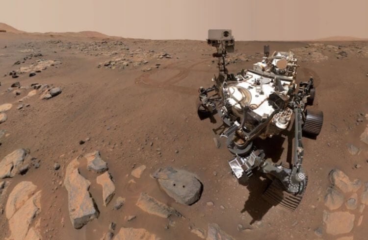 Следы жизни на Марсе? Камни с налетом были обнаружены не только в кратере Джезеро, но и других частях Марса. Фото.