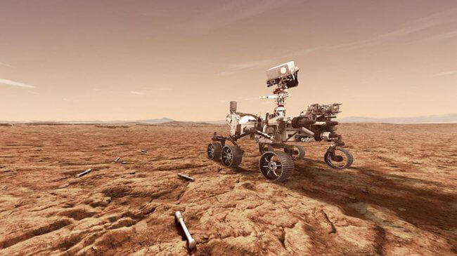 Марсоход Perseverance обнаружил следы жизни на Марсе? Фото.