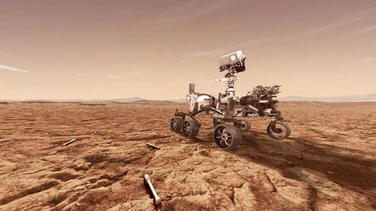 Марсоход Perseverance обнаружил следы жизни на Марсе? Обнаруженные марсоходом Perseverance камни с фиолетовым налетом могут оказаться следами жизни на красной планете. Фото.