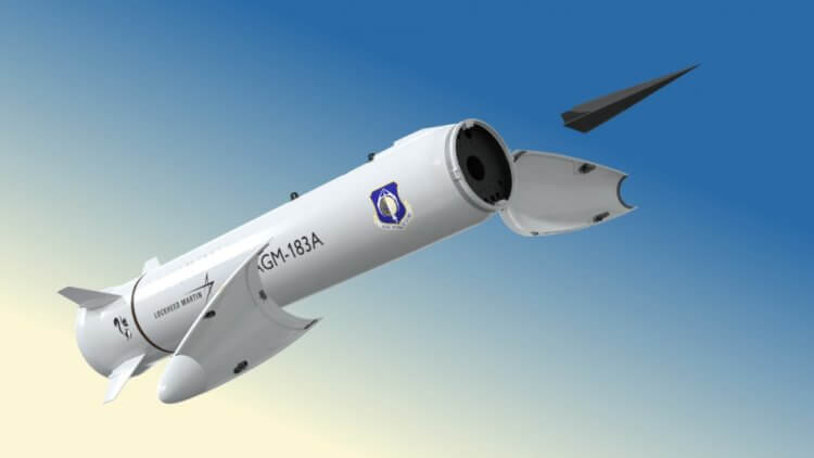 Разработка гиперзвукового оружия в США. Перспективная американская гиперзвуковая ракета AGM-183A ARRW. Фото.