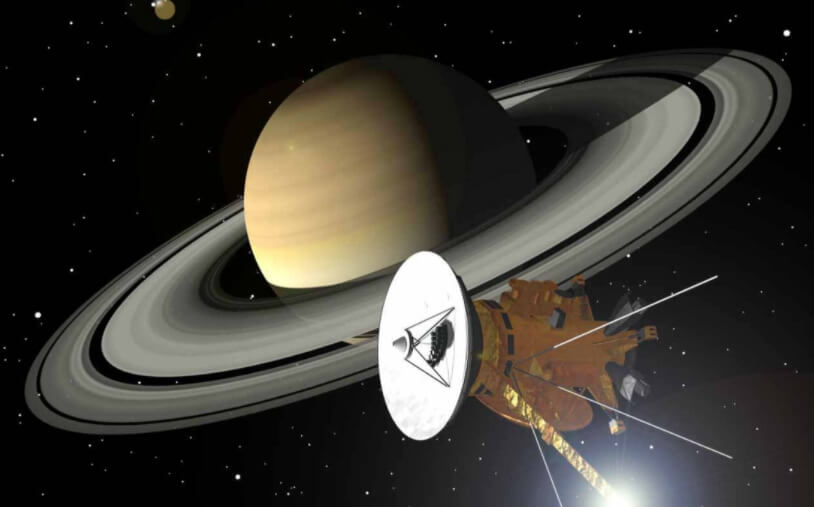 Космический аппарат «Кассини». Фото.