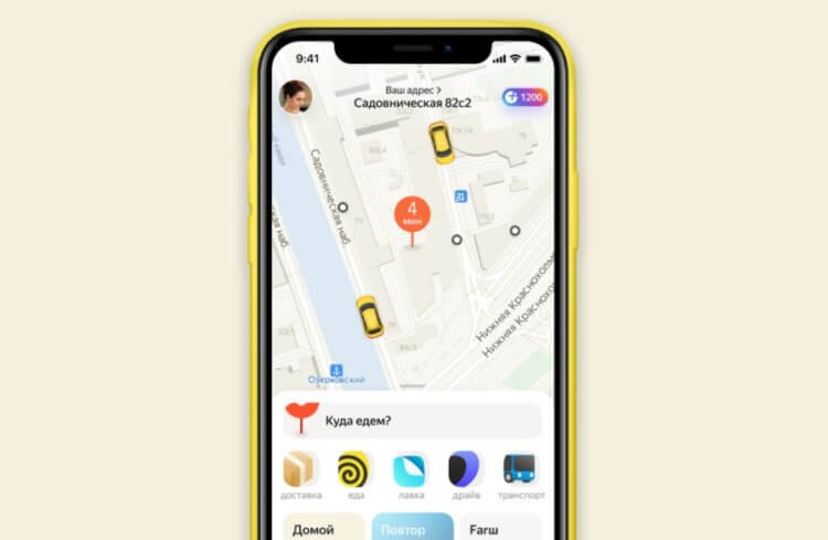 Тестирование беспилотного такси Яндекса. Заказать беспилотное такси можно будет через Яндекс Go. Фото.