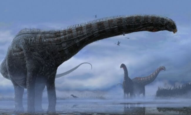 Ученые обнаружили окаменелости динозавра, болевшего респираторным заболеванием. Фото.