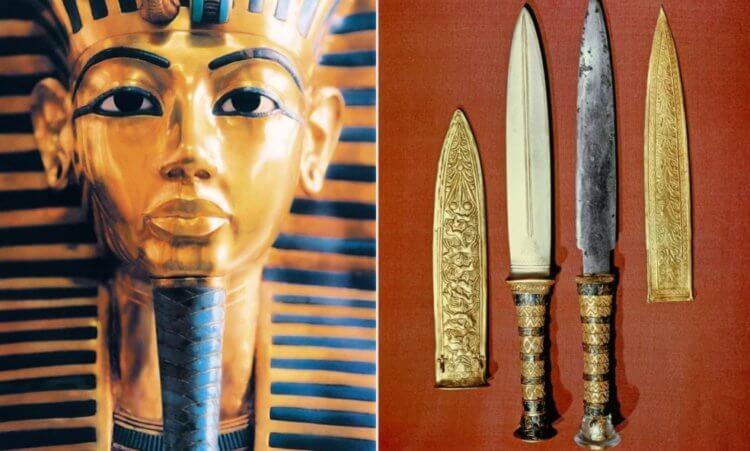 Ученые раскрыли секреты «внеземного» кинжала Тутанхамона. Загадочный кинжал был подарен фараону представителями Митанни. Фото.