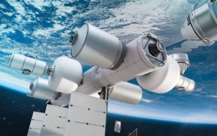 Космические станции будущего. Частная космическая станция Orbital Reef. Фото.