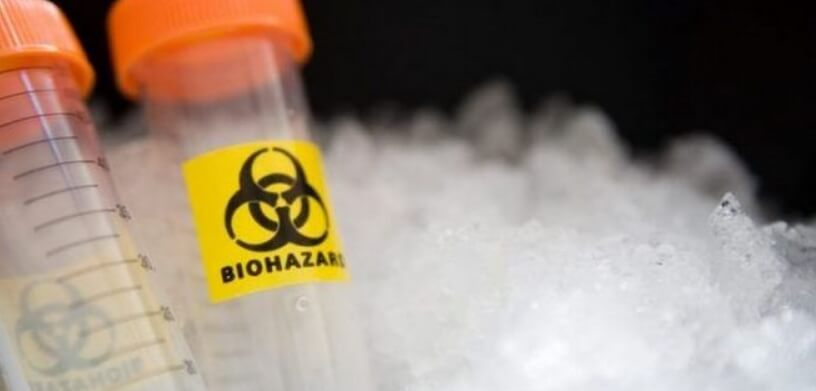 После взрыва снаряда с биологическим оружием распространяется бактериологическое облако, которое заражает территорию. Фото.