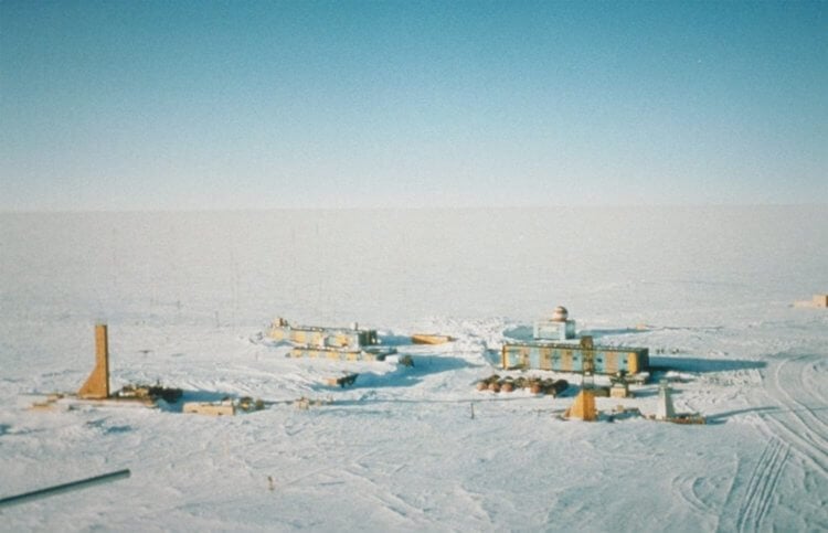 Аномальное повышение температуры в Антарктиде. Аномально высокая температура была зафиксирована на станции Восток. Фото.