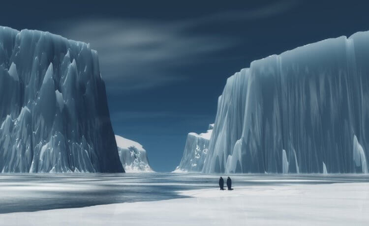 Почему повысилась температура в Антарктиде и Арктике. Высокая температура в Антарктиде могла быть вызвана тепловым куполом. Фото.