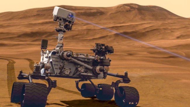 Марсоход Curiosity показал фотографии марсианской «секс-игрушки» и «каменного цветка». Фото.