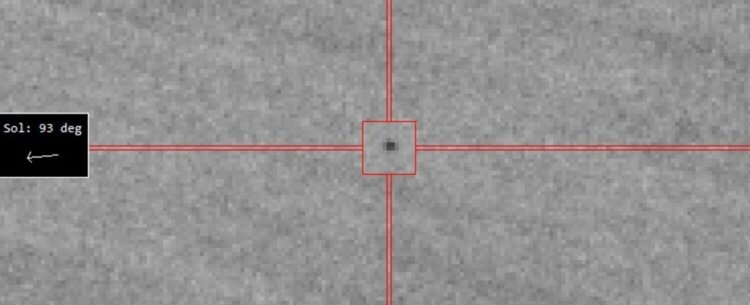 Вероятность падения астероида на Землю. Астероид 2022 AE1 в объективе испанского телескопа Calar Alto Schmidt. Фото.