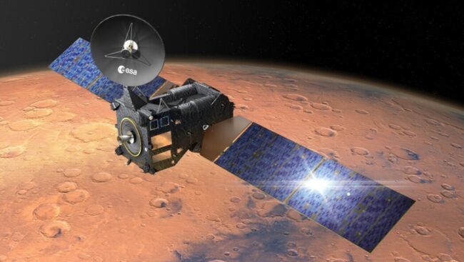 Космический аппарат Trace Gas Orbiter. Фото.