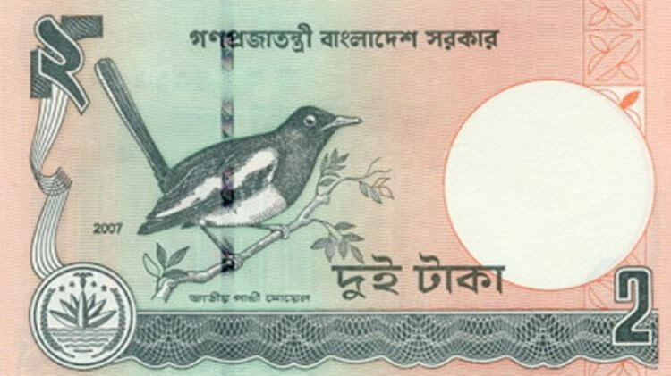 Малоизвестные валюты мира. Бангладешская така. Фото.