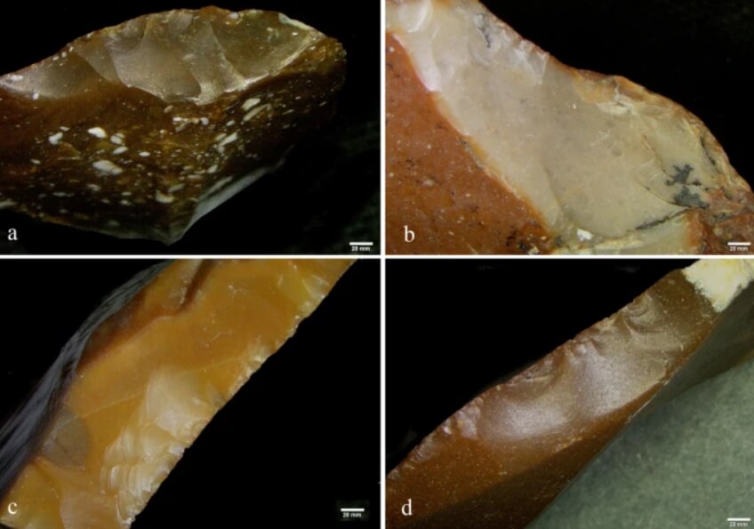 Инструменты, найденные на Прибрежной равнине Израиля. Фото.